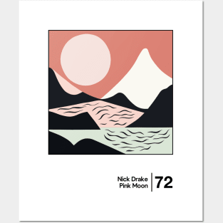 Nick Drake - Pink Moon - Minimalist Illustration Design Posters and Art